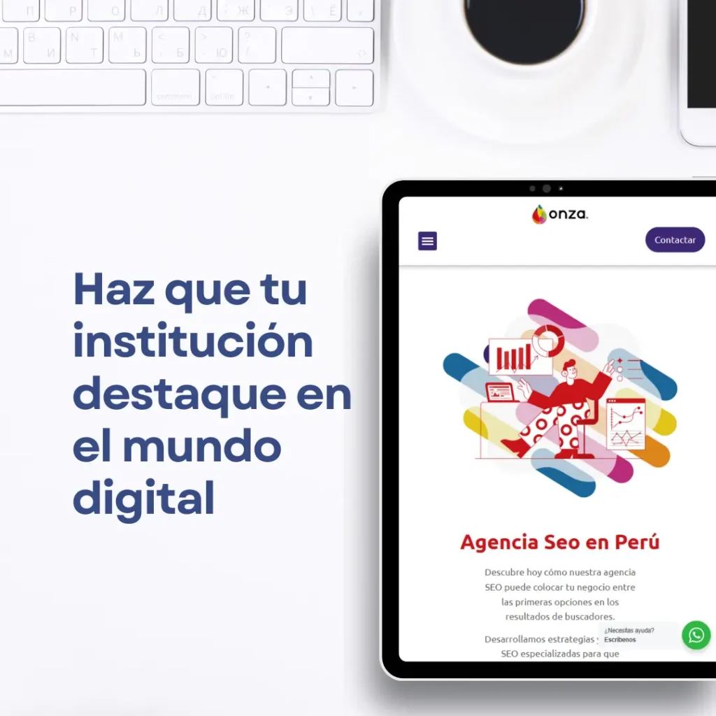 imagen de un banner de una agencia seo en chile
